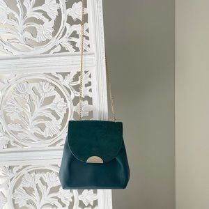Polene Inspired Unbranded Crossbody Purse Green